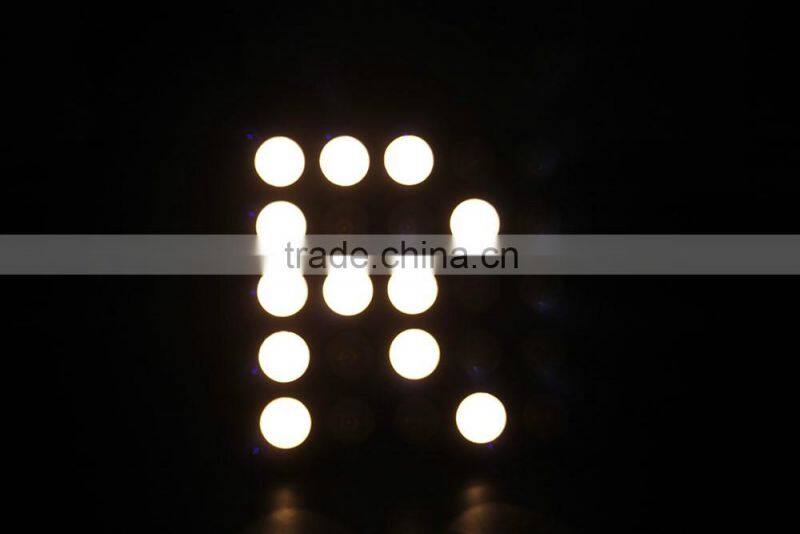 LED Effect Light/ LED Pixel Light/ LED Matrix Light/ LED Blinder Light 5x5 25 lamps Warm White