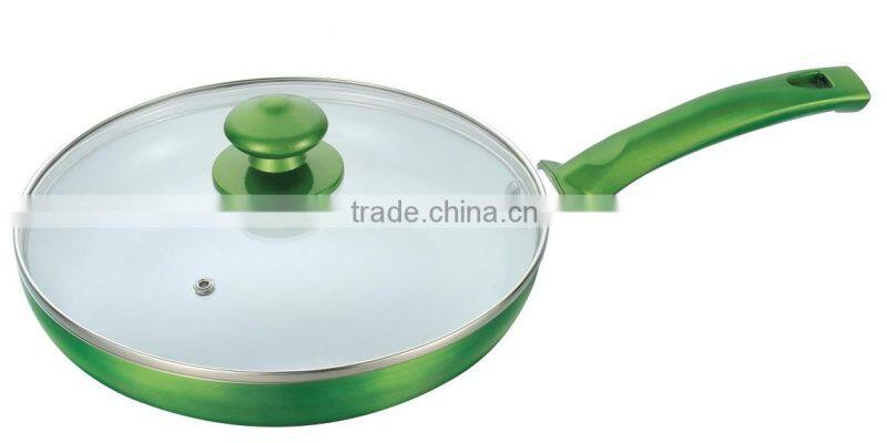New Hot Metallic Paint Ceramic Coating Frying Pan
