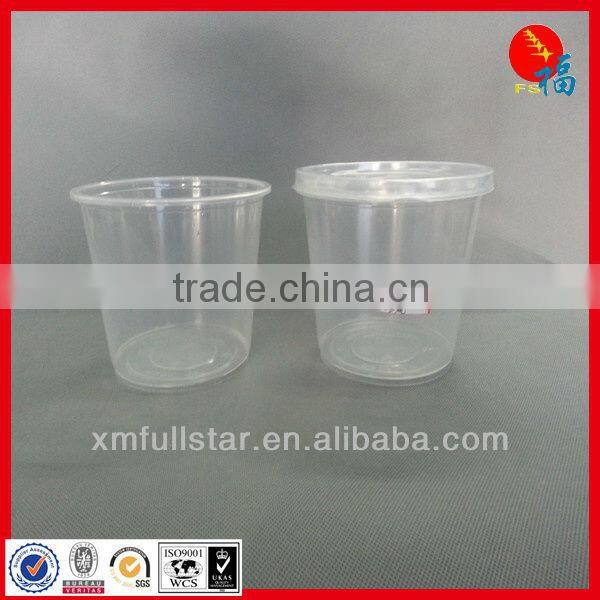 Disposable food container for cake packaging