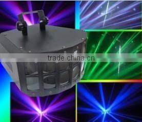 2015 Outdoor Christmas Decoration Stage LED RGBW Double-deck Butterfly Effect Beam Lighting Fixture for Sale Show,KTV,Club,Party