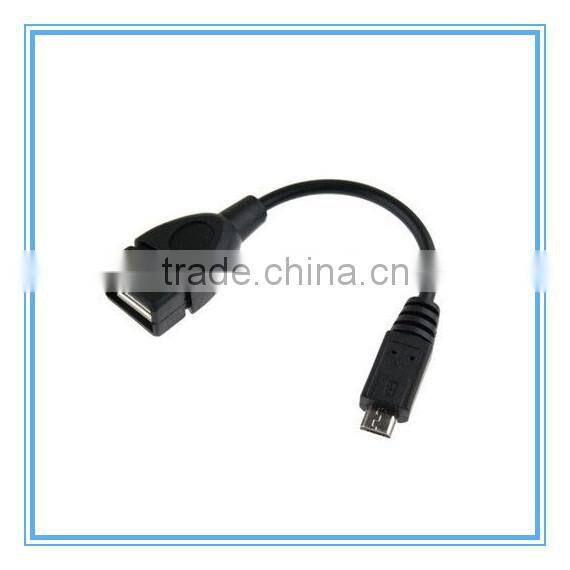 New High Quality Universal Micro USB Host OTG Cable for Samsung Galaxy S3/i9300 - Black