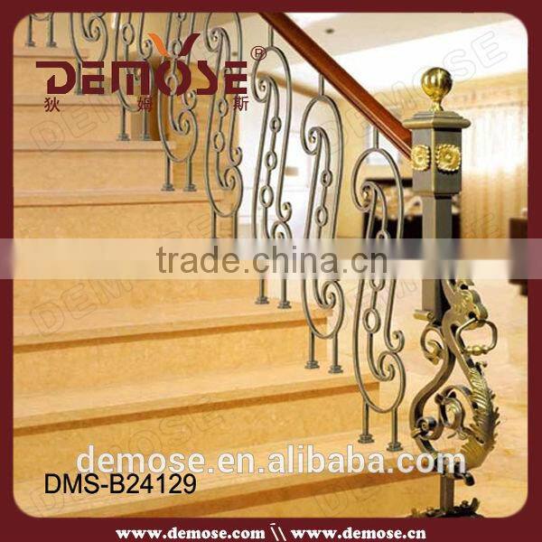 antique interior wrought iron stair railings for villa