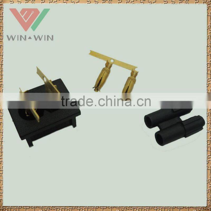 Brass crimper cable connector terminal for female side