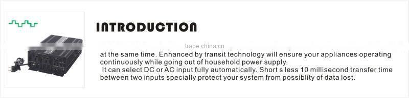 UPS series 12V dc TO 230V ac 2000W 15A modified sine wave power Inverter with charger (UPS2000)