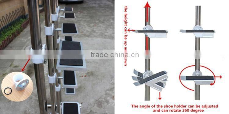 Huohua shop shop display shelf folding shoe rack