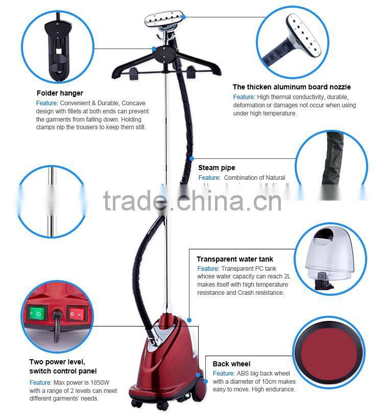 LT-6 Red Pearl new design,high quality competitive price CE/CB certification garment steamer