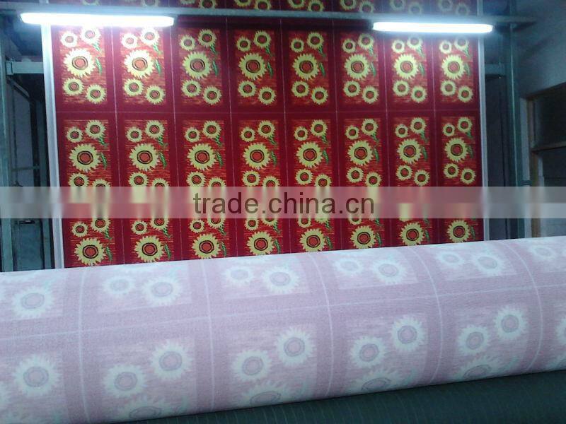 Custom pattern printed door carpet