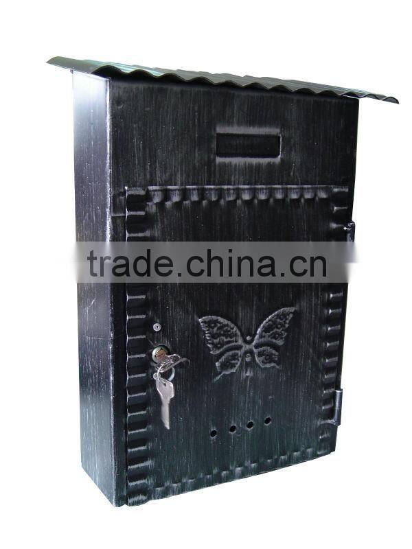Archaize mailbox for Italy market, cold-rolled steel mailbox,metal mailbox