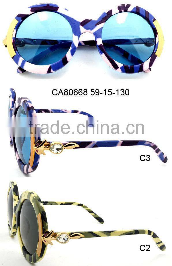 latest OEM Acetate 2015 wholesale sunglasses round