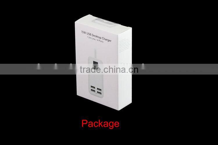 4-port USB Desktop Charger