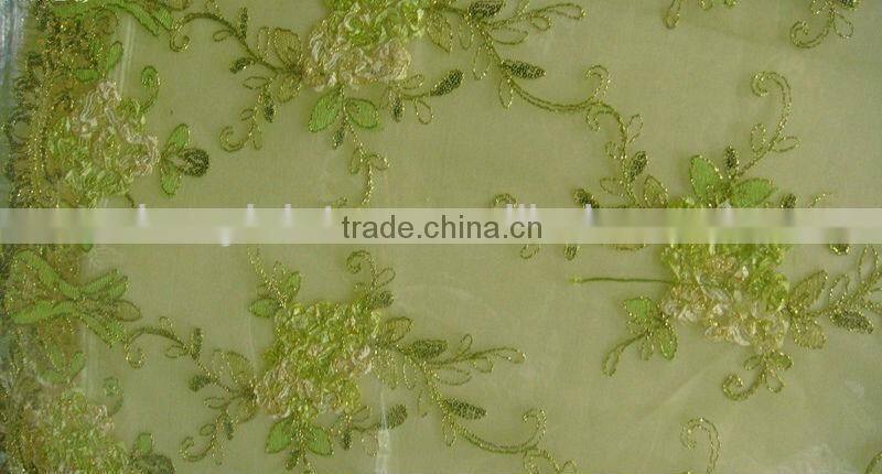 Embroidered Chiffon Fabric