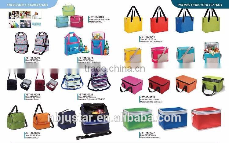 Outdoor Cooling Carry Bag 24 Cans Capacity Waterproof Vinyl Tarpaulin Material Perfect Cooler Bag