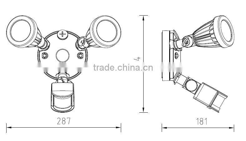 China Supplier Alibaba Express For The House 240 volt led flood light