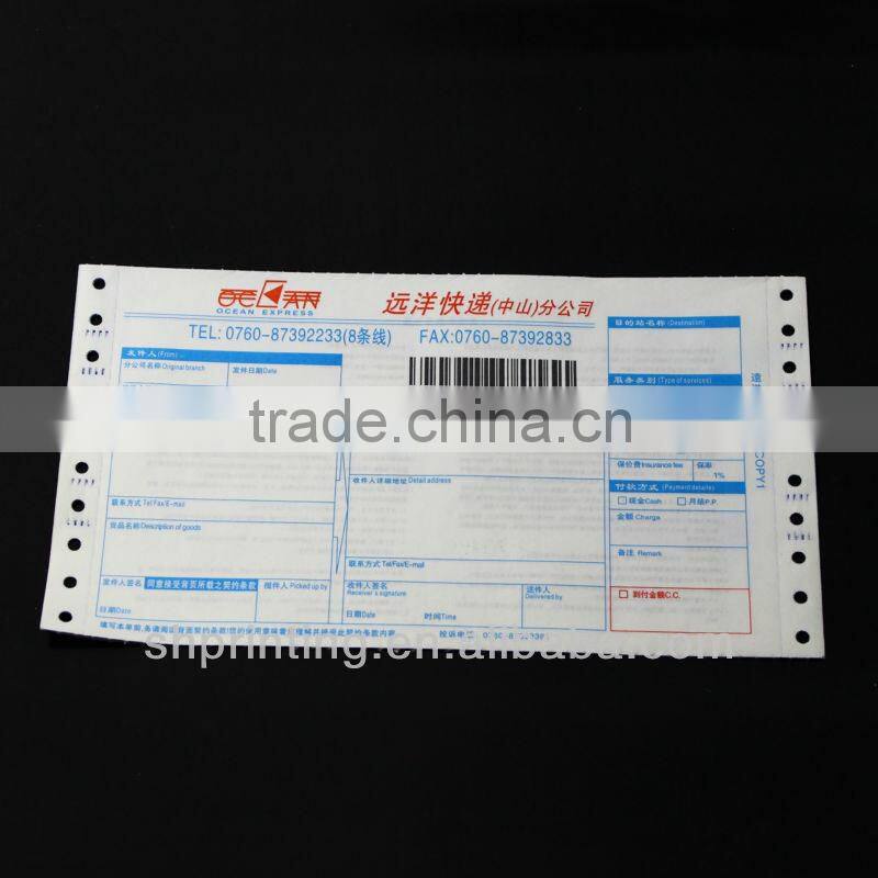 All kinds of shipping documents professional printing