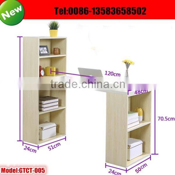 Wooden office book shelf with doors