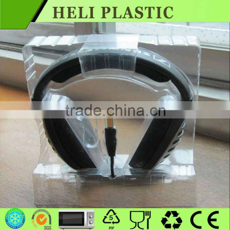 Black high quality electronic plastic tray insert