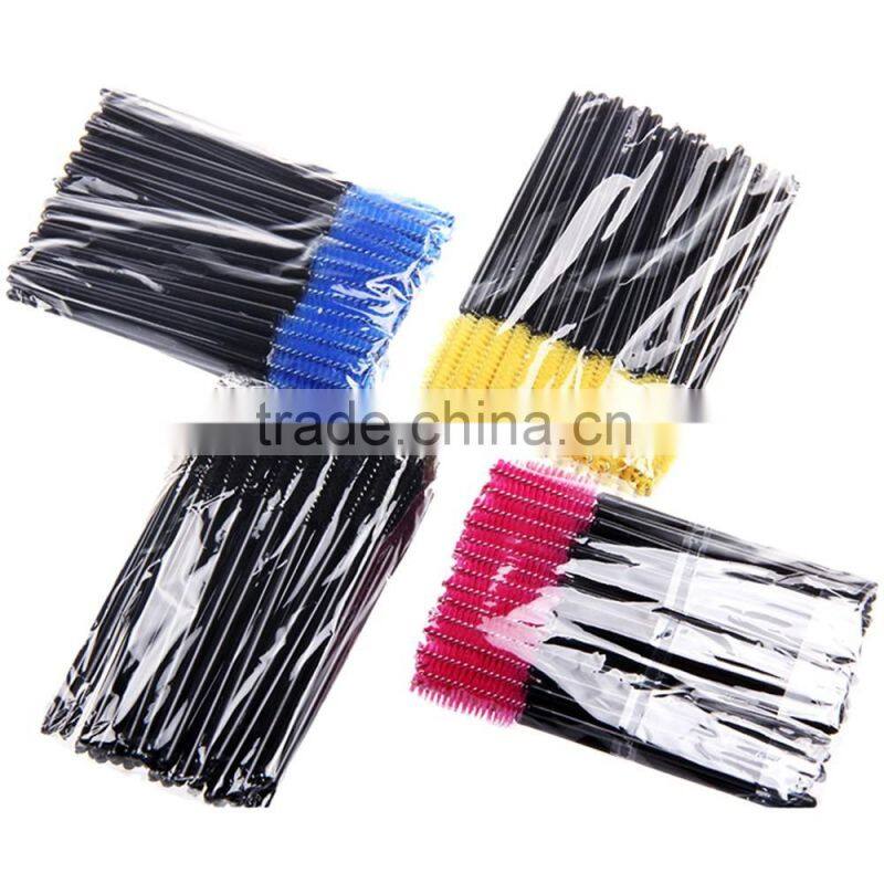2016 Hotselling Wholesale disposable mascara makeup brushes set for eyelash extension
