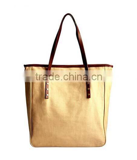 leisure canvas shopping bag