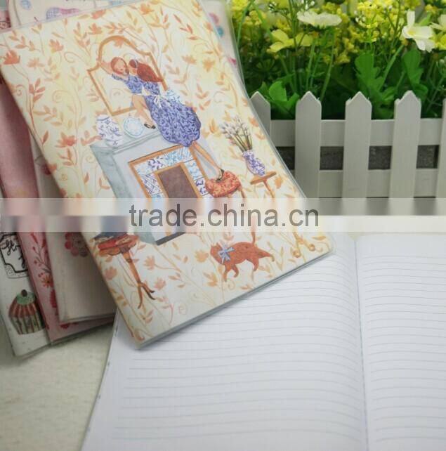 customized printable clear pvc notebook cover