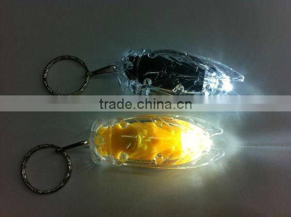 new styleBaseball cap shape led keychain light