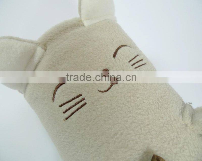 Lucky Cat with a Bow Polar Fleece Blanket