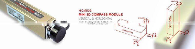 Three Axis Magnetic Compass Measure Tilt and Heading Angle