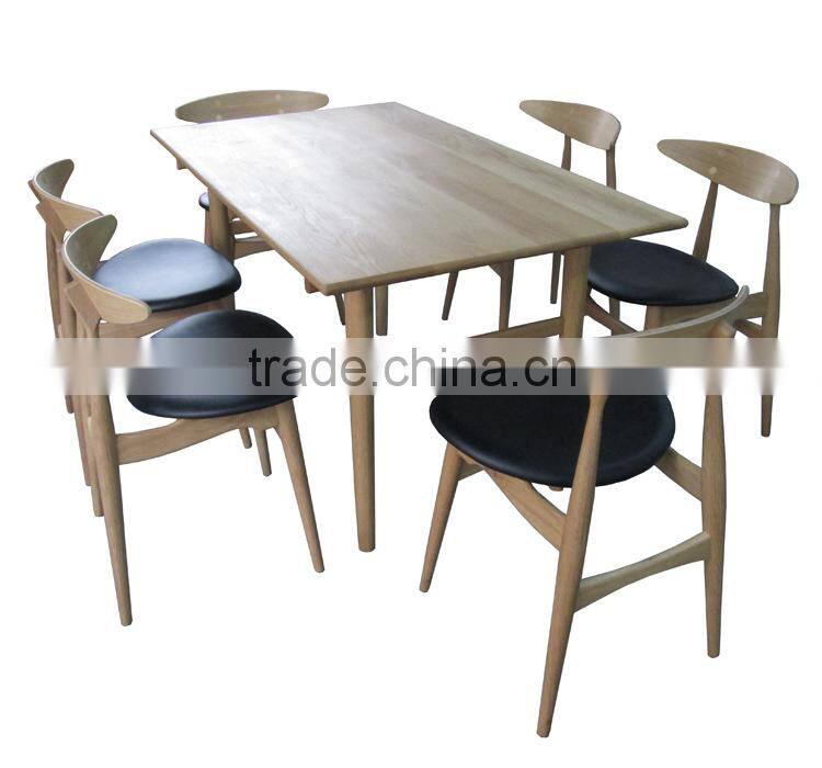 T015 Modern wood dining table and chair dining room furniture
