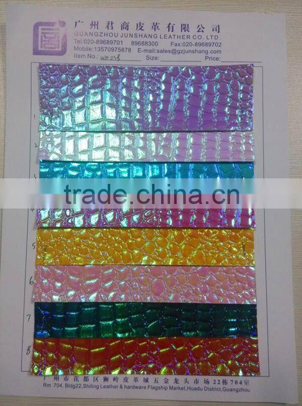 Fashionable PVC leather for Jewelry Box & decoration usage