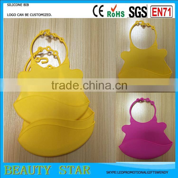 High quality Baby Bib,waterproof silicone Baby bib,durable&and easy washable Baby bib factory
