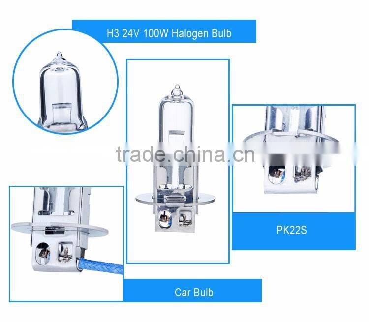 h3 24v 100w halogen bulb for 24v 100w dc motor