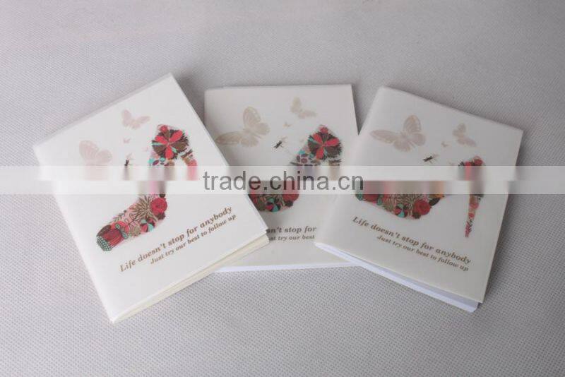 Wholesale handmade Greaseproof paper blank notebook school exercise books