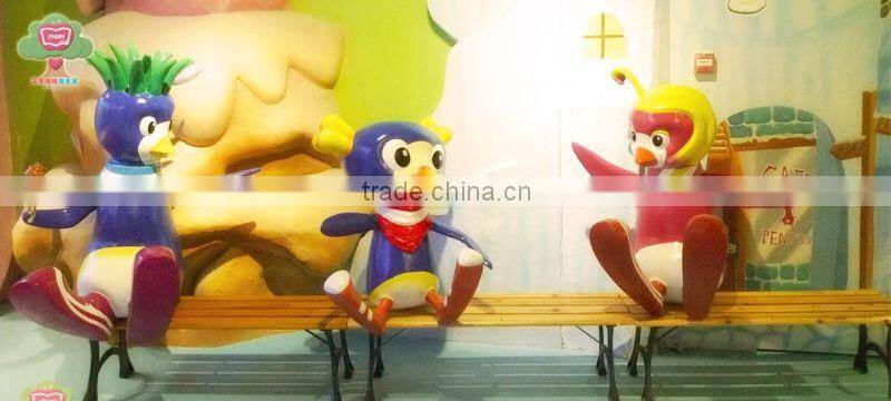 Atlanta hotel mascot 4.65" penguin stuffed pink valentine penguin plush toys