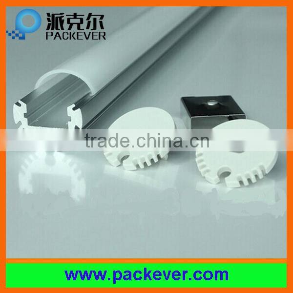 Round aluminium extrusion profile 20*20mm for flexible LED strips