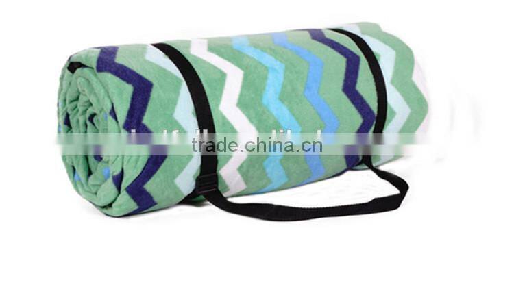 Promotional 160gsm Single Fleece +PEVA Mat for Camping