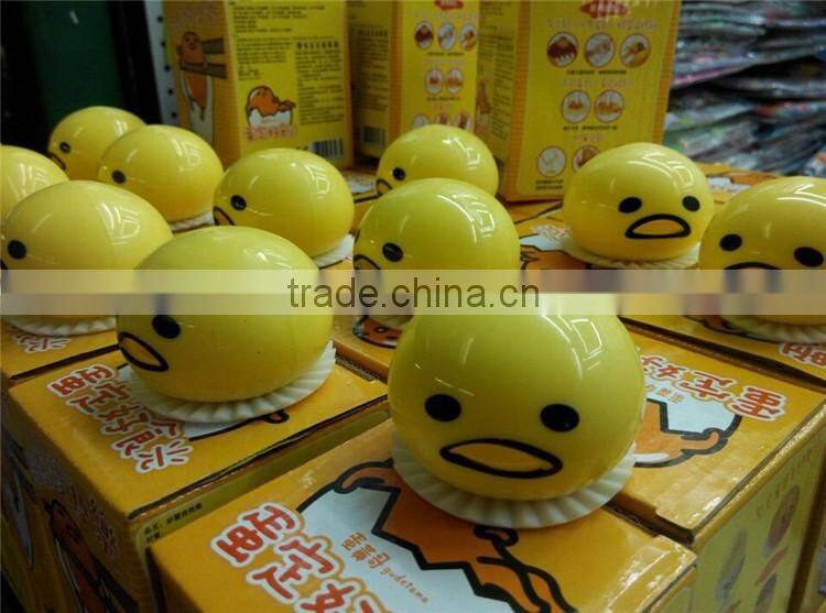 Funny stress releasing japanese lazy vomiting gudetama egg yolk