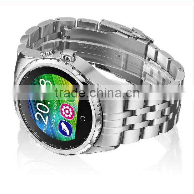 2016 luxury design business intelligent wristwatch / sport bluetooth smart watch