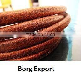 8mm Round Leather Cord From BORG EXPORT