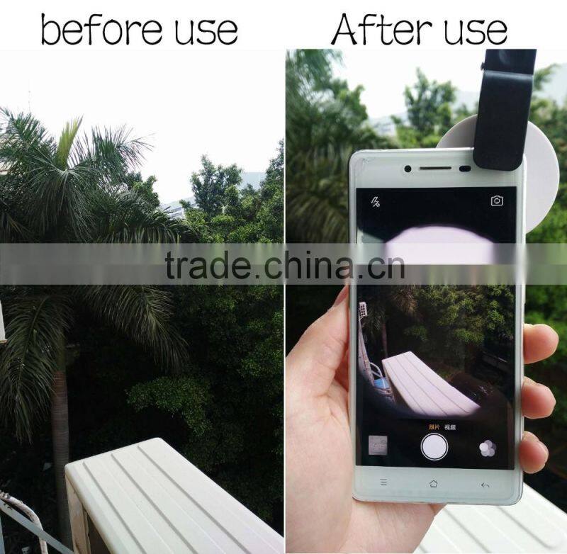 Manufacturers Looking for Distributors Universal Clip 6in1 Fisheye led Lens + Wide Angle + Macro Lens for Smartphone