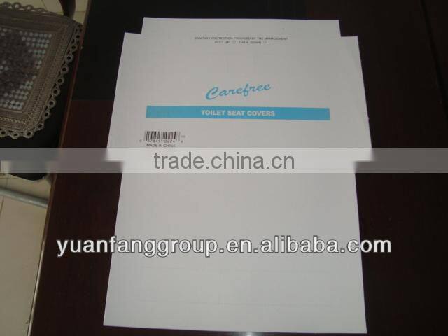 100% recycled toilet seat cover/disposable toilet seat cover/ toilet seat cover