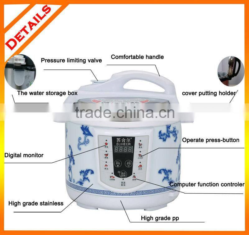 Good design big size pressure rice cooker producted in Guangdong
