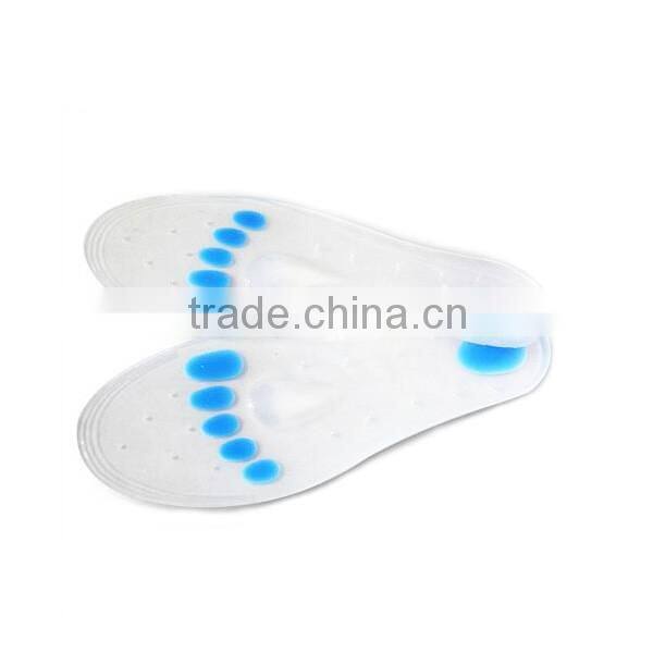 2016 Manufaturer customized soft silicone insole