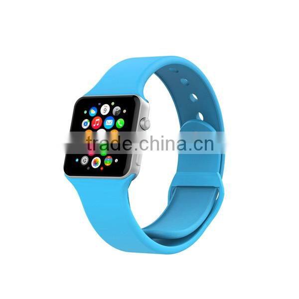 modern popular unique color 2016 silicone watch strap