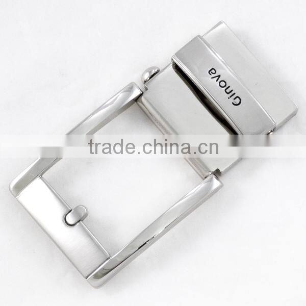 Buckles smooth 1 inch wide gold plating belt no pin buckle