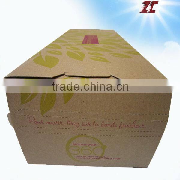 Factory Direct Sale Small Brown Kraft Paper Box with PVC window
