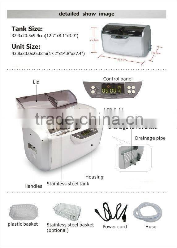 2016 China supplier wholesale price new style Dental Ultrasonic Cleaner DB-4860