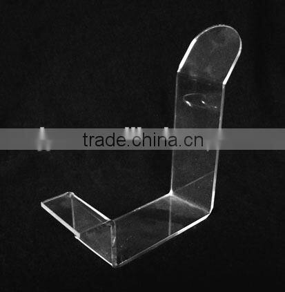 acrylic heel hold shoe display