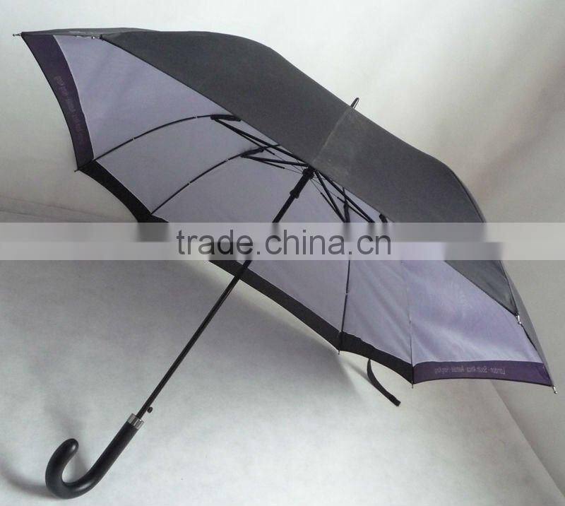 Leather plastic handle umbrella