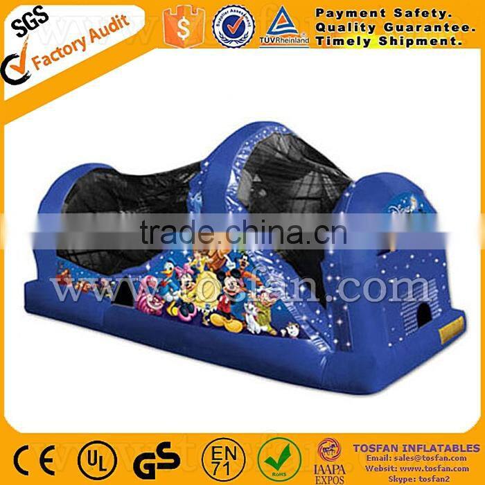 Commercial inflatable trampoline indoor slide A4056