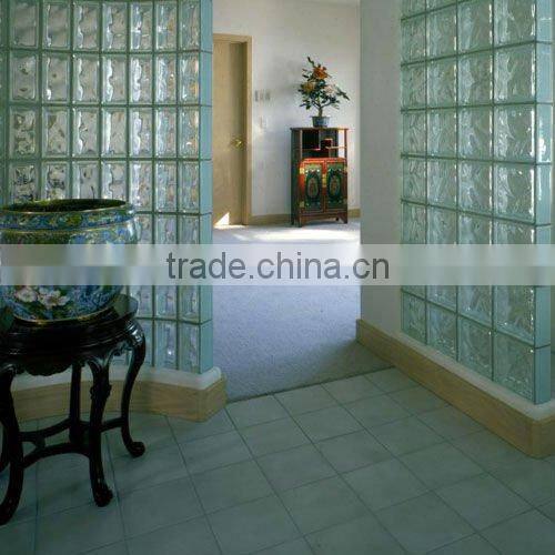 clear glass brick