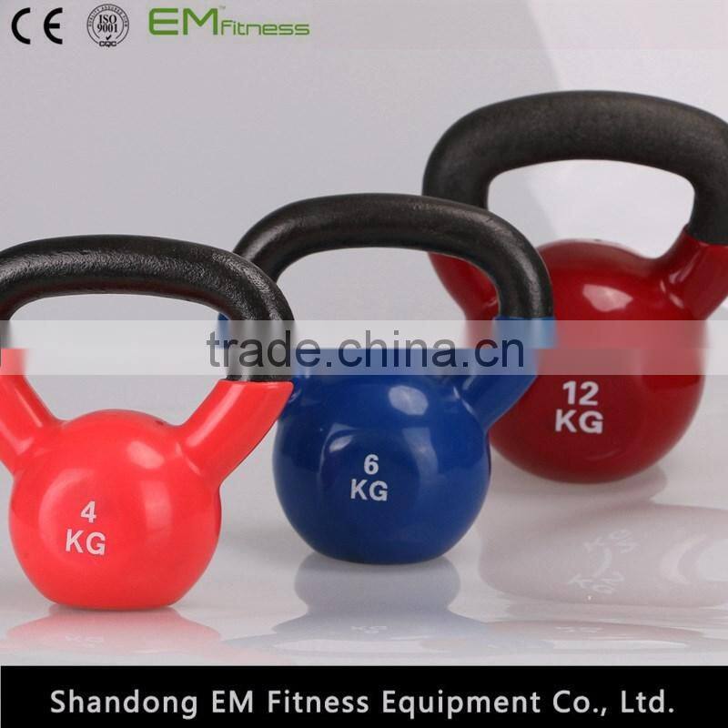 new products China factory price vinyl kettlebell